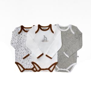 Best Comfortable and Cute 100% Cotton Longsleeve Infant Bodysuit with Ruffle Detailing wholesale