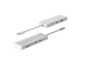 Type C To Usb 3.0 Adapter Usb C Hub 9 In 1 Docking Station 4K HDMI PD Data 6 Port Type C Usb Hub