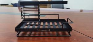 Best Moweavol Multi-function Dish Drying Rack Over Sink Display Stand Stainless Steel Kitchen Utensil Storage Shelf Holder wholesale