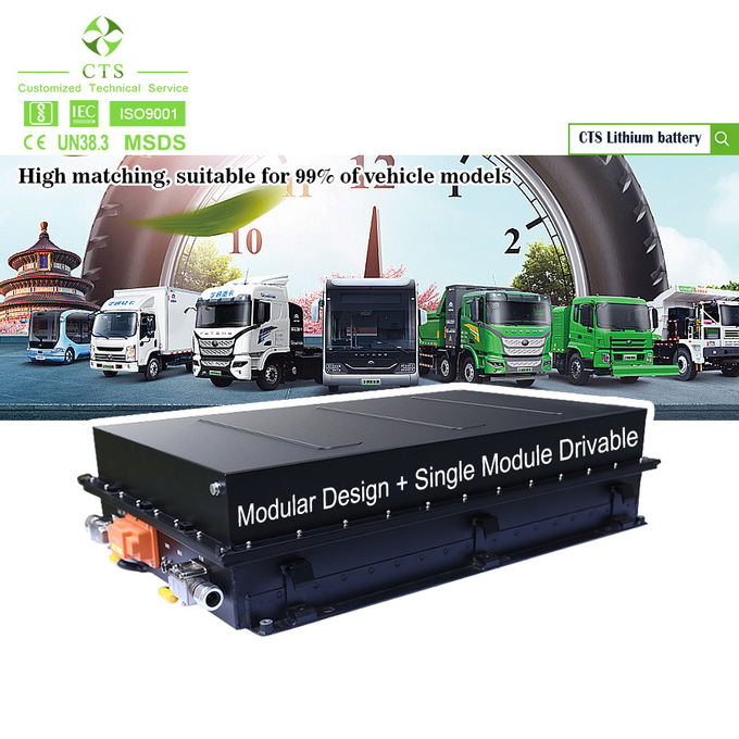 OEM High Voltage 350V 400V 70Kwh 80Kwh Lithium Ion Lifepo4 Battery Pack for Electric Bus Truck Boat Lithium EV Battery Pack 0