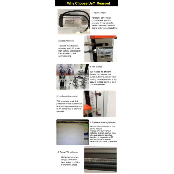 High Temperature Universal Testing Machine with 5KN 1ton 2 ton Max Load for Tensile Strength Testing