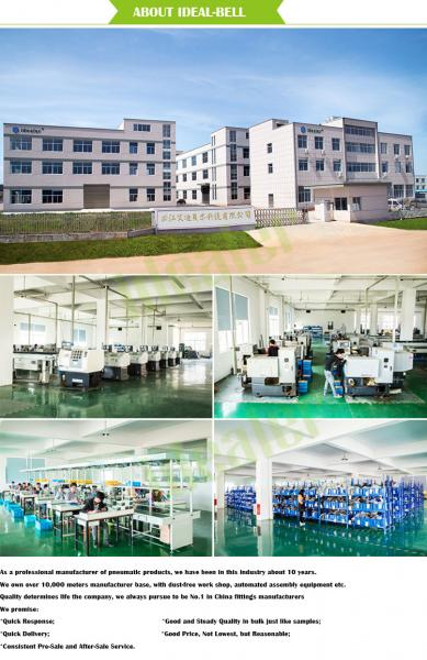 China Factory Composite Pneumatic Air Hose Fitting
