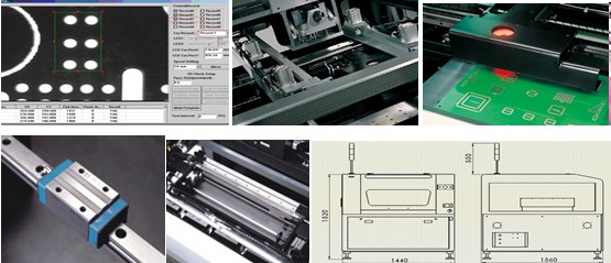 full automatic solder paste printer