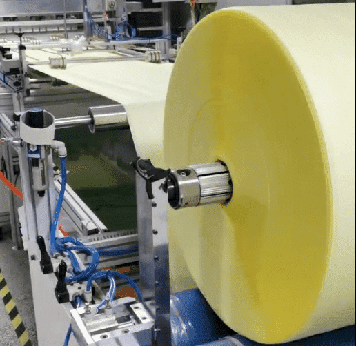 Medium Efficiency Fiberglass Pocket Filter Media F5 F6 F7 F8 F9 Yellow Pink Green Color