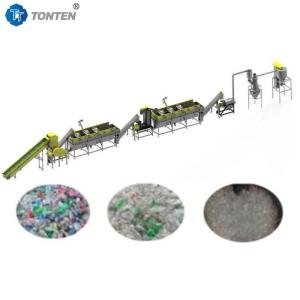 Plastic PET Bottle Recycling Plant Plastic Label Remover Crusher Machine