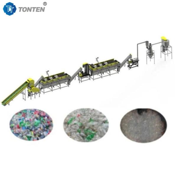 Cheap Plastic PET Bottle Recycling Plant Plastic Label Remover Crusher Machine for sale