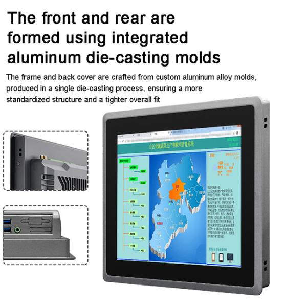 15.6 inch Embedded Controller Industrial Touch Screen Computer with Whole Aluminum Alloy Casing