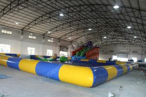China Inflatable slide with pool,inflatable gaint slide,Amusement water Park on sale