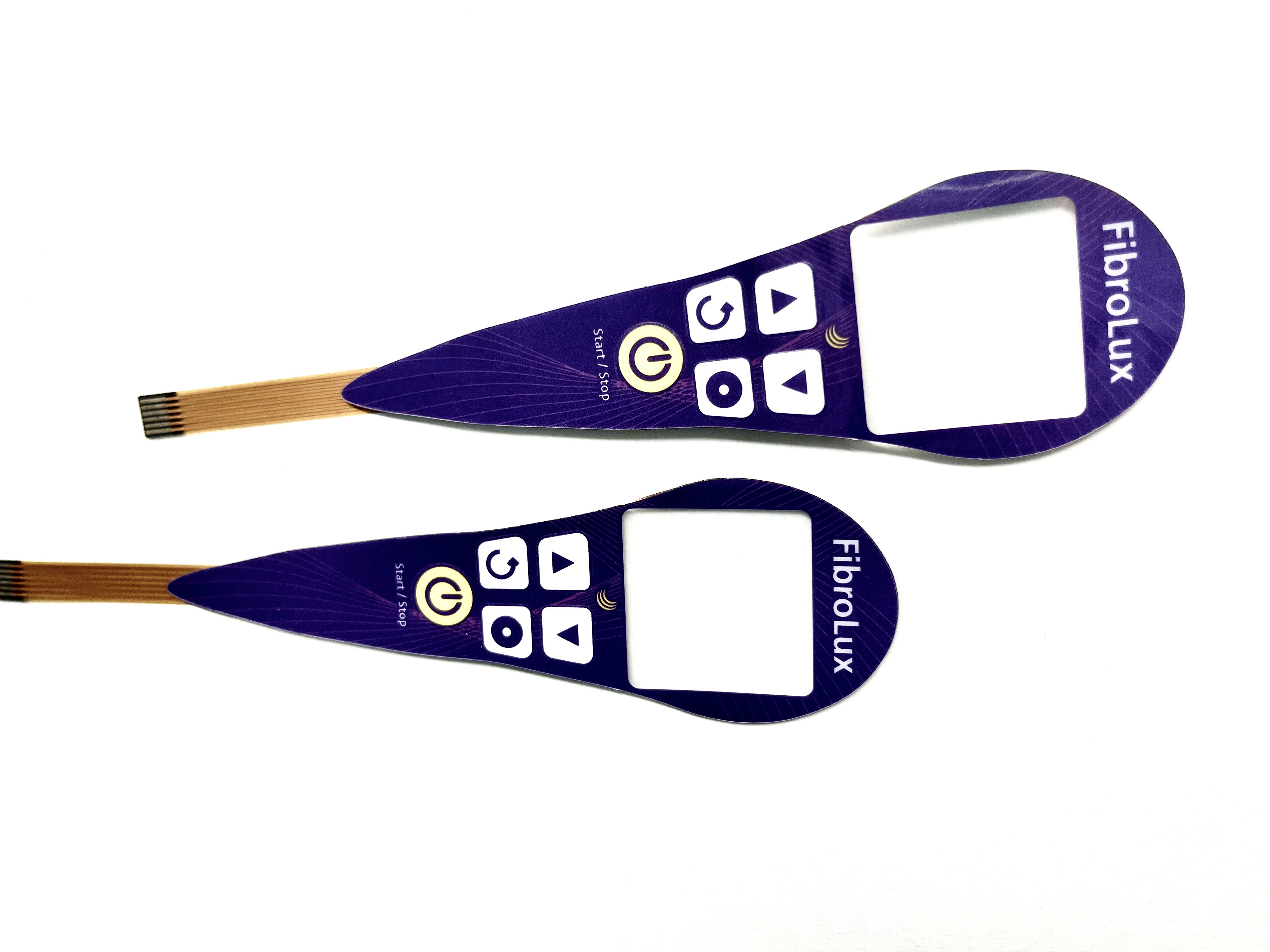 Flexible Printing Circuit Membrane Switch Overlay Remote Control With Clear