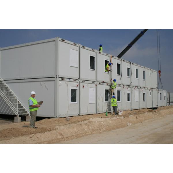 20ft Fast Assembly Prefab Office Flat Pack Shipping Container Homes