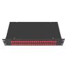 Buy cheap 2U Optical Fiber Distribution Panel Box Enclosure Rack Mount Fc Adapter from wholesalers