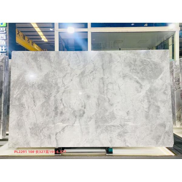 Brazilian Fish Belly Grey Marble Luxury Stone Book-match Background Feature Wall Luxurious Flooring Stone