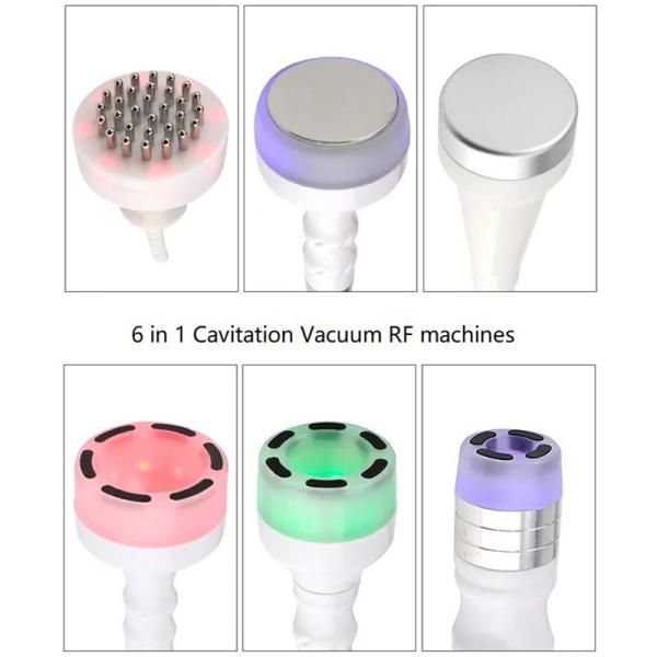 6 In 1 Cavitation Vacuum RF Machine Brighten Skin Vibration Cavitation Machine Weight Loss