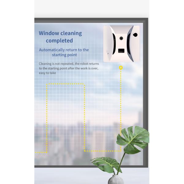 40ML Glass Vacuum Cleaner 110V - 240V Automatic Window Cleaner Robot