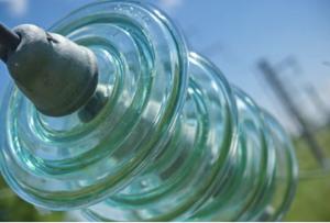 China Trough Type Electric Pole Glass Insulators Glass Suspension Disc Insulators on sale