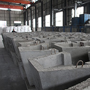 Precast Concrete Foundation Blocks High Temperature Strength Erosion Resistance