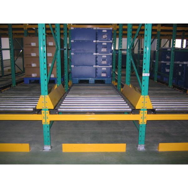OEM Adjustable Heavy Duty Pallet Racking System , Gravity Flow Roller Rack System
