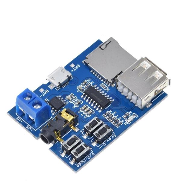 Cheap TF Card U Disk MP3 Format Decoder Board Amplifier Audio Module for Standard Package for sale