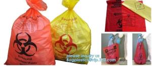 Best Draw string Biohazard garbage/trash bag for infecciosas/hospital use, biohazardous waste bag, bagplastics, bagease, pac wholesale