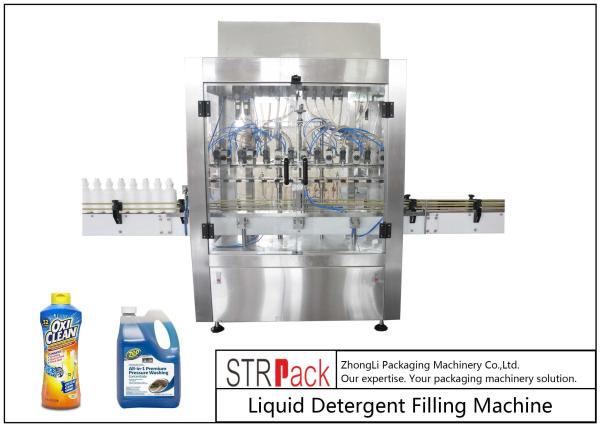 Cheap Industrial Detergent Filling Machine , Liquid Soap Filling Machine For Cleaner for sale