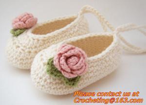 baby moccasins Newborn baby girl shoes crochet baby shoes infant sandals crochet kids slip
