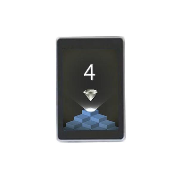 3.5 Inch Lift Operate Panel One Click Call Elevator Touch LOP Semi Embedding
