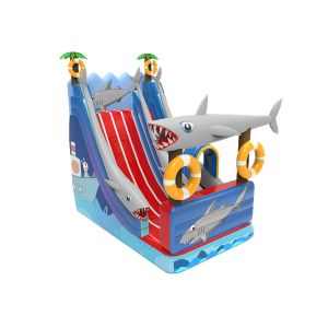 Best Children Fun Park Inflatable Baby Shark Slide For Rentals wholesale