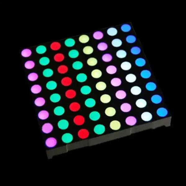 64x64x7.5mm 8x8 Dot Matrix Display , Red Light LED Matrix Screen