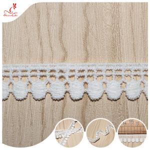 Best Sustainable Crochet White Polyester Lace Trimmings Ribbon 1.3cm For Girl