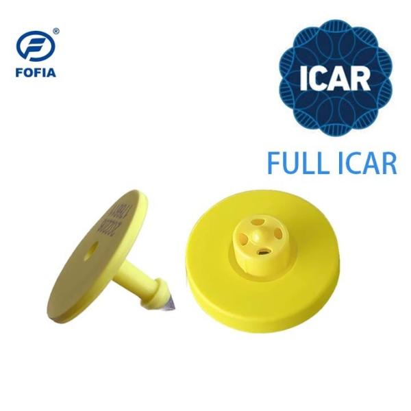 ISO11784/5 Unshared ICAR Code Electronic Ear Tags for Animal Management with BLE Reader Support