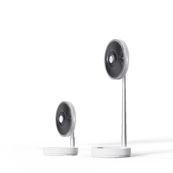 Intelligent Telescopic Folding Usb Charging Fan Portable Battery Table Oscillating Fan