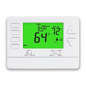Best 24VAC Non Programmable Heat Pump Heating Room Riseem Thermostat With NTC Sensor wholesale
