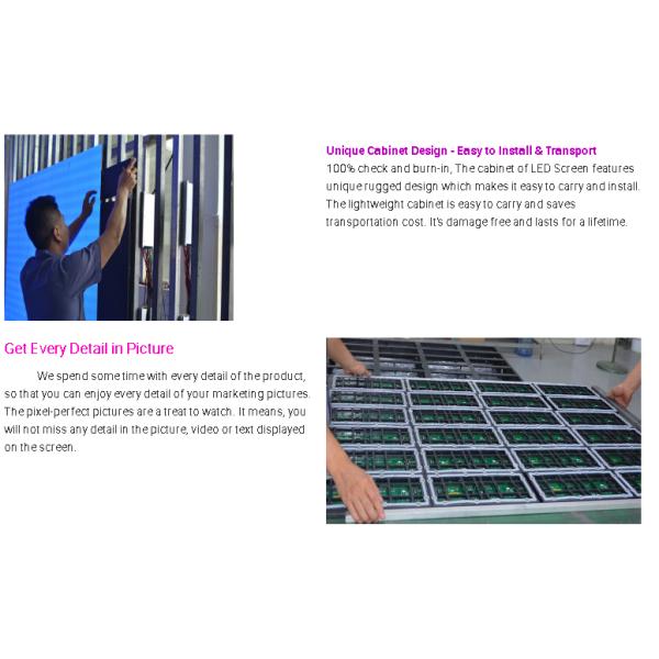 High Brightness Led Outdoor Advertising Screens SMD P5/P4 Wide Viewing Angle