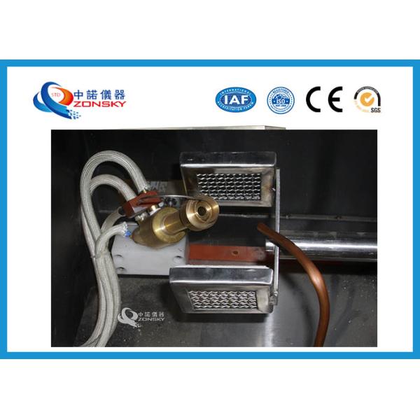 Building Material Horizontal Flammability Tester For Combustion And Decomposition Smoke Density