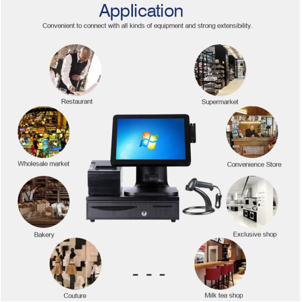 RK3568 Bluetooth POS Machine Dual Screen For Restaurant Order Terminal