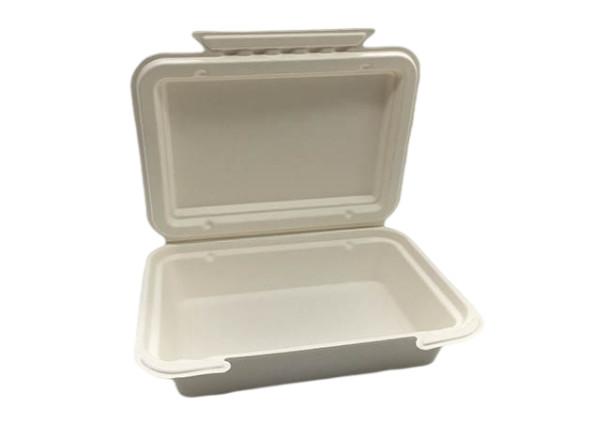 Cheap 9"×6”825ml Pulp Biodegradable Takeout Containers for sale