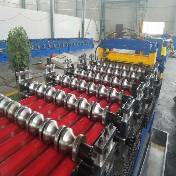 GI GL Corrugated Roll Former Durable Using Blue / Green / Grey Color Optional