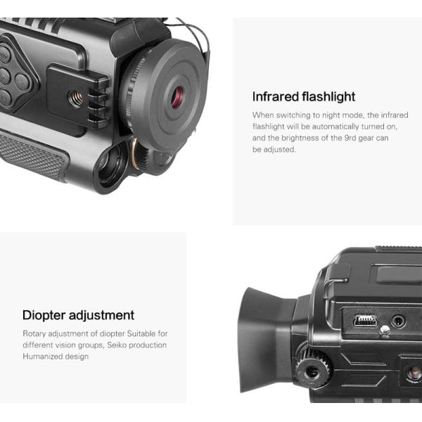 5x18mm Infrared Night Vision Monoculars