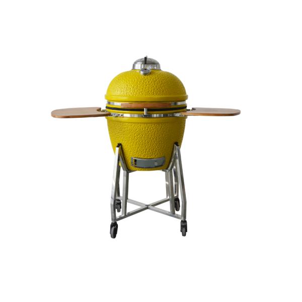 21" Kamado Grills Ceramic BBQ Kamado (Charcoal BBQ)-Chocolate