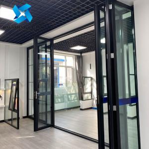 China Broken Bridge Aluminum Door Safety Insulated Glass Door on sale