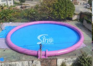 China 20m dia. outdoor giant inflatable water pool for kids N adults water park entertainment on sale