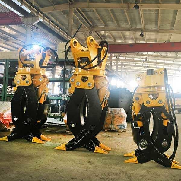 ODM Heavy Weight Excavator Rotating Grapple 360 Degrees