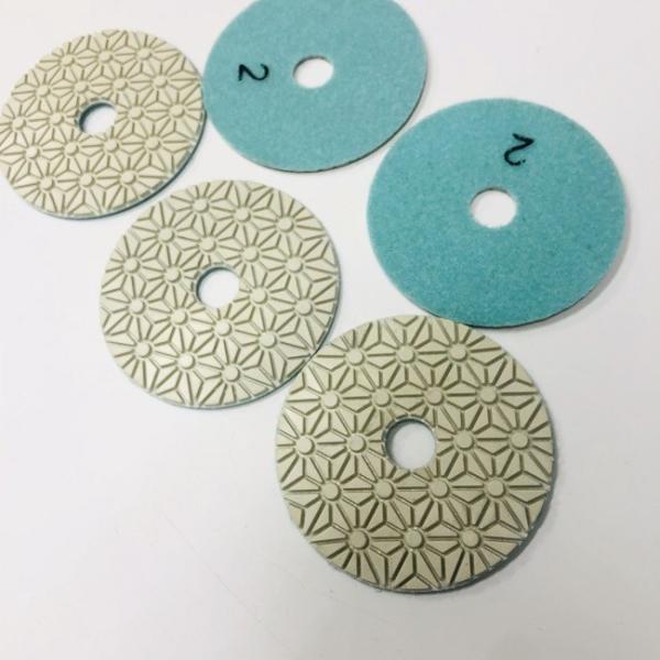 Cheap 100mm 3 Step Diamond Polishing Pads For Granite for sale
