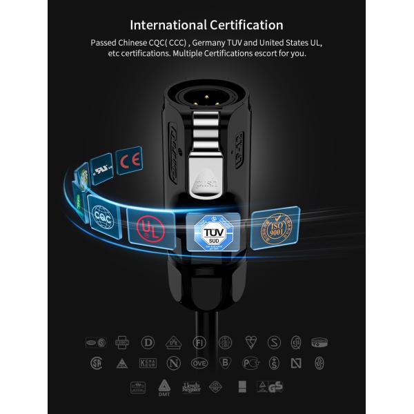 Cnlinko M12 IP68 Cable Wire Circular Waterproof Power 4pin Connector Male and Female Panel Mount Ebike Wire Cable Connector