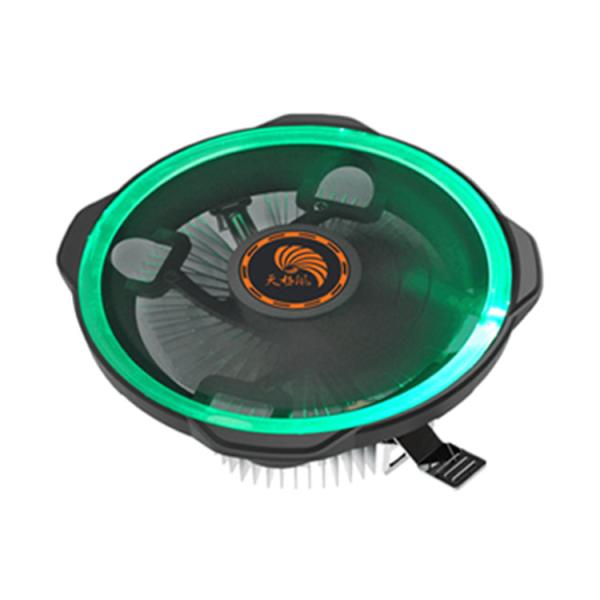 LED RGB CPU Cooler Fans 26dba PC Computer Case Air Low Noise Cooling Fan 60CFM 1500rpm