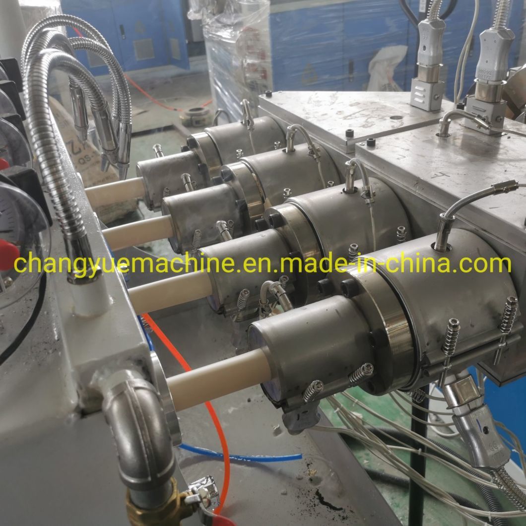 Two Output PVC Conduit Pipe Line / PVC Dual Pipe Line