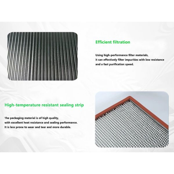 High Temperature Air Filter Designed For In High Heat Environments Providing Stable Air Control And Particulate Filtration