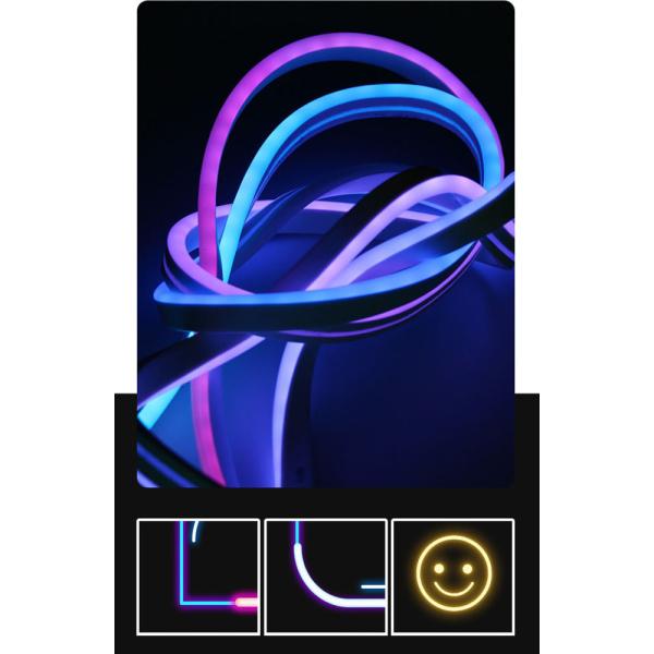 Flexible 6x12 Addressable Rgb Neon Light 5v Usb Led Strip Set