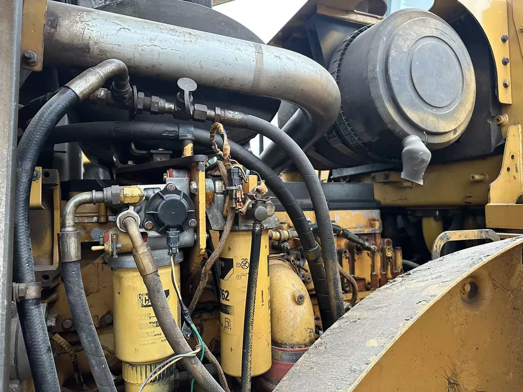 Second Hand Front Loader Real Cat966h Wheel Loader Payloader