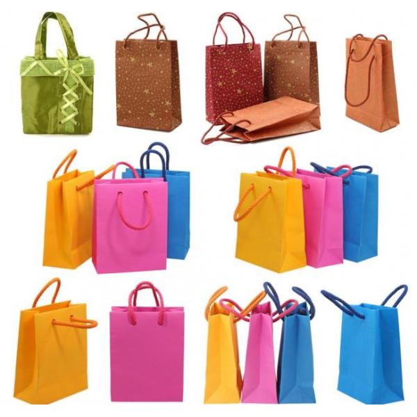 Customized paper bags with handles
